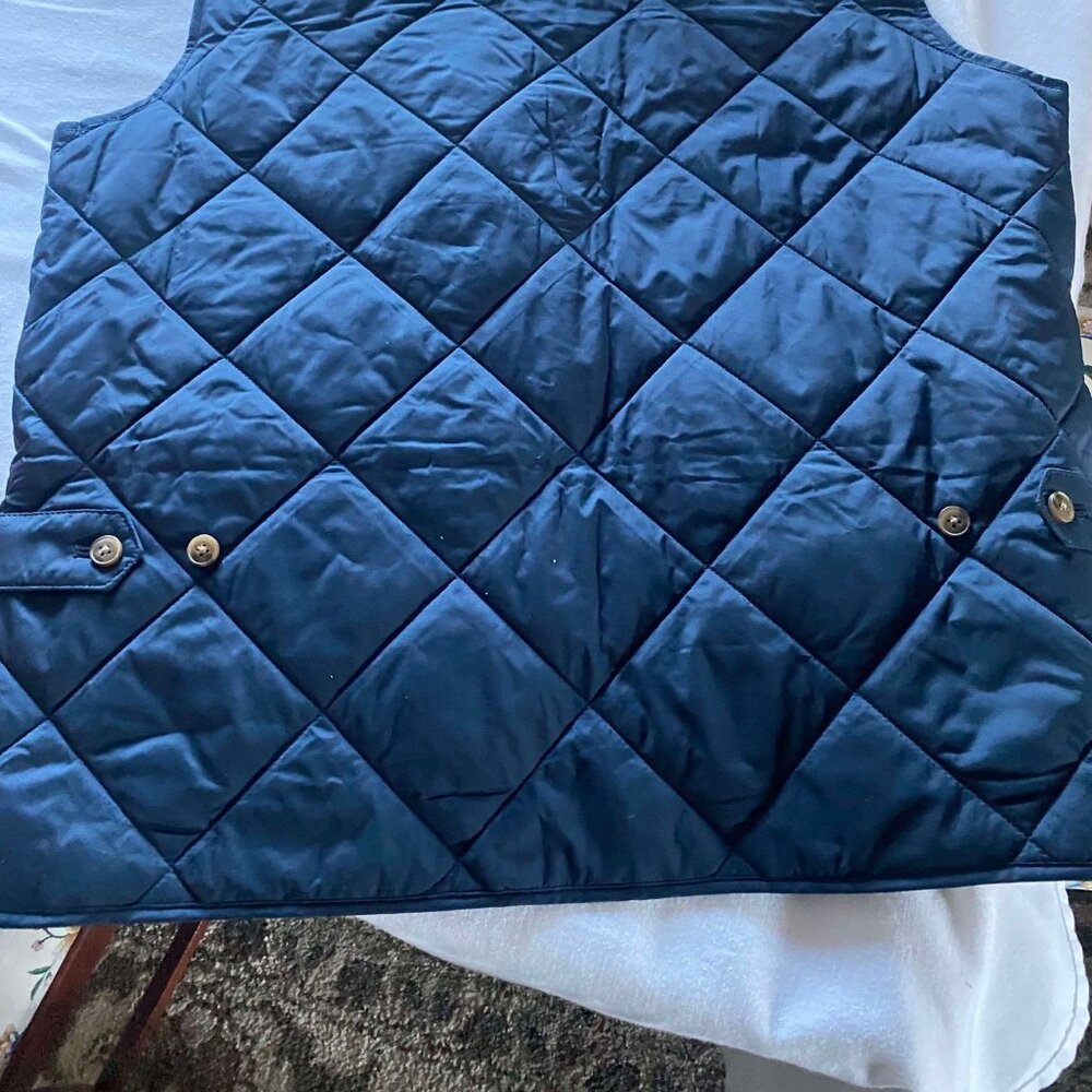 JCrew Factory Men's Vest - Size L, Navy - Picture 2 of 5